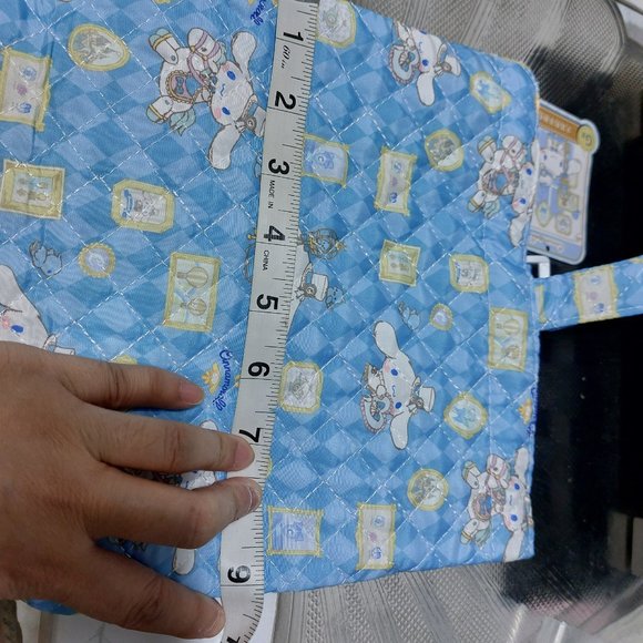 Super Cute Sanrio Blue Sanrio Cinnamoroll Over The Wrist One Handle Bag - Picture 6 of 7